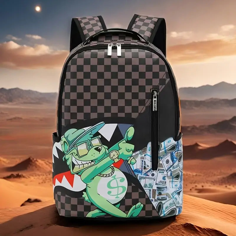 Cartoon Shark Backpack